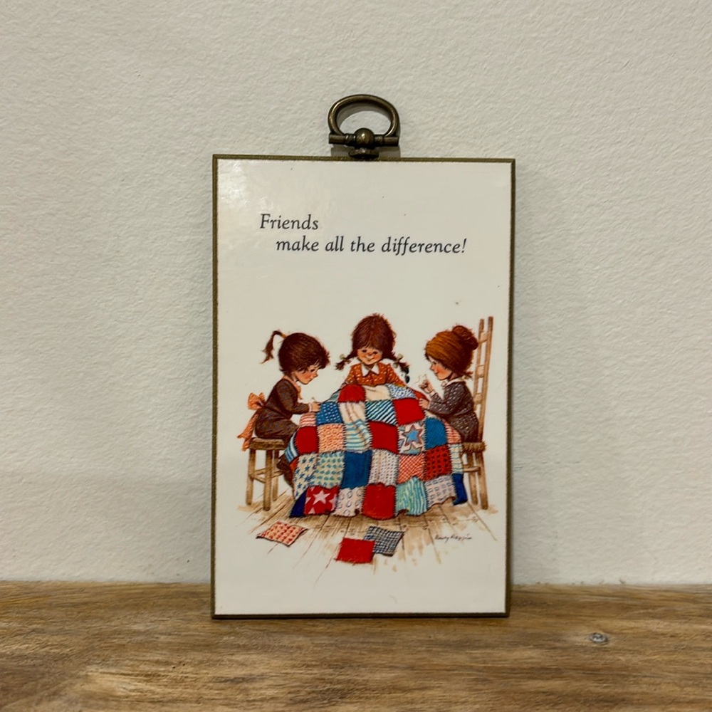 Vintage wall hanging